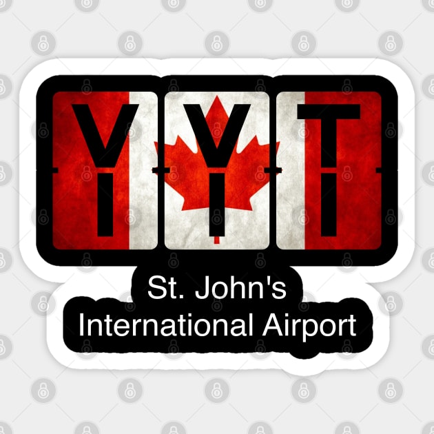 YYT St. John's International Airport Sticker by Storeology